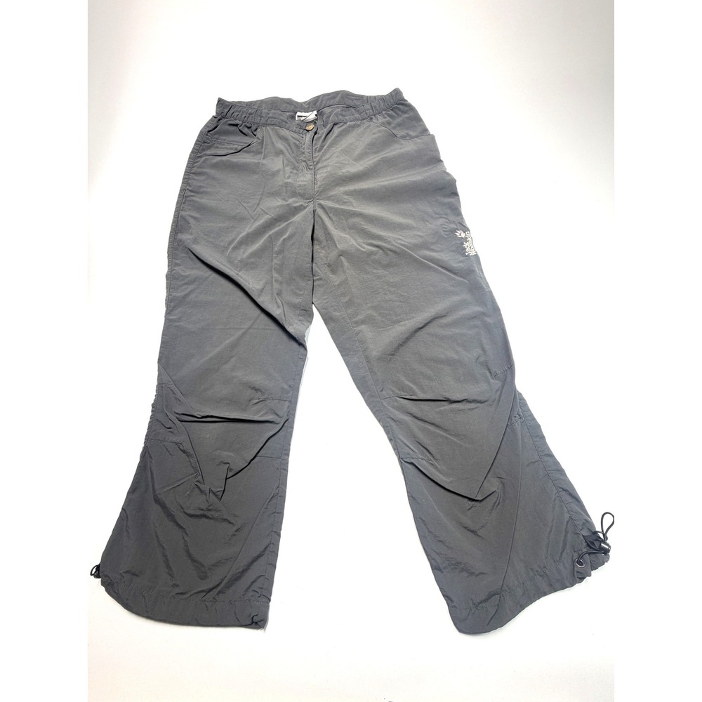 Jack Wolfskin Women EU 40 US 31,5 8-10 Gray Travel Hiking Pants Adjustable Hem